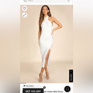 Lulu’s Halter Midi Dress